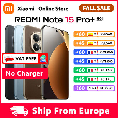 Versión Global Xiaomi Redmi Note 15 Pro Plus 5G Smartphone Snapdragon 7s Gen 4 NFC 6500mAh 100W Pantalla AMOLED CrystalRes de 6.83" Sin Cargador