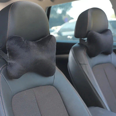 Almohada para reposacabezas de cuello de coche, almohada de espuma viscoelástica para asiento de coche, soporte transpirable para cabeza y cuello, almohada para dormir, accesorios de viaje