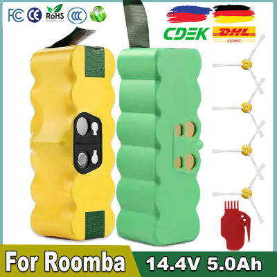 Batería recargable para iRobot Roomba, pila de 5.0Ah, 14,4 V, 500, 600, 700, 800, 900, 595, 620, 650, 780, 890