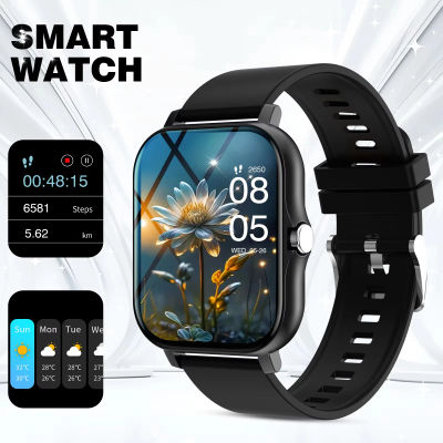 LAXASFIT 2025 nuevo reloj inteligente para hombres y mujeres regalo pantalla completamente táctil reloj deportivo Fitness Bluetooth llamada reloj inteligente Digital