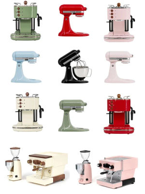 Accesorios de muebles para casa de muñecas, Mini máquina de Chef, licuadora, cafetera Retro en miniatura, 1/6