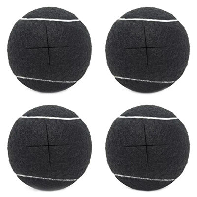 Pelotas de tenis de 4 piezas, patas de muebles y patas de protección para el suelo, universales, precortadas, Glide, resistentes, de larga duración