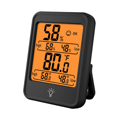 Medidor Digital de humedad y temperatura para interiores, termómetro y higrómetro portátil con imán de soporte, Monitor de temperatura para el hogar y la Oficina