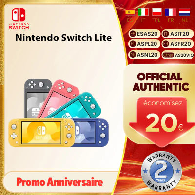 Consola de Juegos Portátil Nintendo Switch Lite, Almacenamiento Interno de 32 GB, Pantalla Táctil LCD de 5.5 Pulgadas, Bluetooth