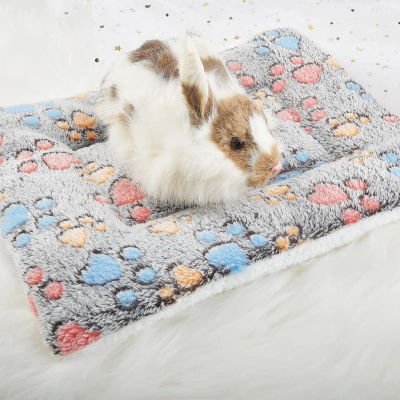 Manta Suave y Esponjosa de Alta Calidad para Mascotas, Manta de Franela para Perros, con Diseño de Huellas, Tapete para Mascotas, Manta Cálida y Cómoda para Perros y Gatos
