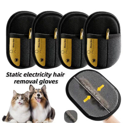 Guantes para Eliminar Pelo de Mascotas, Ideales para Ropa, Sofás, Mantas y Camas de Perros y Gatos
