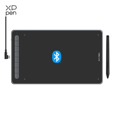 Tableta gráfica digital XPPen Deco LW, tableta de dibujo con Bluetooth inalámbrico V5.0, compatible con inclinación, lápiz óptico sin batería, 8192 niveles