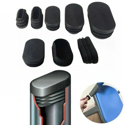 16 Uds. Tapas ovaladas de silicona para patas de silla, cubierta antideslizante para pies de mesa, calcetines, almohadillas protectoras de suelo, tapones para tubos, pies niveladores de muebles