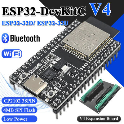 Placa de Desarrollo ESP32-WROOM-32U DevKitC WiFi Bluetooth IoT con Antena 2.4G y Compatible con Arduino+ para Programación Inalámbrica