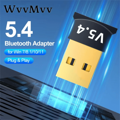 Adaptador Bluetooth para PC USB Bluetooth 5,4 5,3 Dongle Adaptador receptor para altavoz ratón teclado música Audio transmisor USB