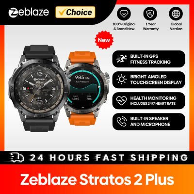 Nuevo reloj inteligente Zeblaze Stratos 2 Plus GPS 1,43 ''AMOLED pantalla brújula altímetro barométrico Bluetooth llamadas telefónicas Smartwatch