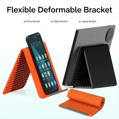 Soporte Plegable de Silicona para Teléfono, Flexible, Se Puede Doblar a Cualquier Forma, Soporte Ajustable Multiángulo para Teléfono Móvil