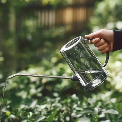 Regadera con Boquilla Larga para el Hogar, Flores, Plantas Verdes y Uso en Exteriores