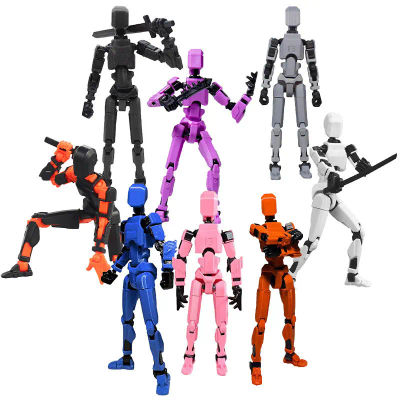 13 figura de acción Titan Multi-articulación móvil Shapeshift Robot T13 Maniquí de acción personaje y figura de perro juguetes regalos para niños