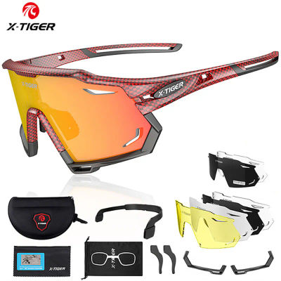 X-TIGER gafas de ciclismo UV400 gafas de sol fotocromáticas para ciclismo gafas de sol deportivas polarizadas para hombre gafas de bicicleta de carreras MTB