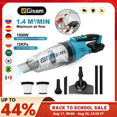 Aspiradora eléctrica de 12Kpa, limpiador multifunción inalámbrico, herramienta de limpieza manual para polvo de nieve para Pin de batería Makita de 18v