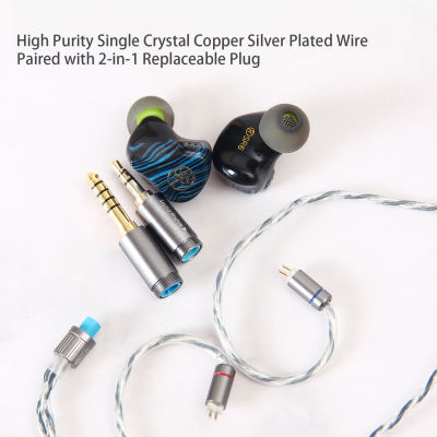 Auriculares Intrauditivos Sound Rhyme SR6 IEM 6BA HiFi para Audiófilos, Monitores de Estudio de Alta Resolución, 0.78 2Pin, Auriculares Vocales Profesionales