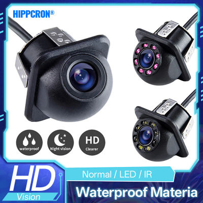 Hippcron-cámara de marcha atrás para coche, visión nocturna infrarroja, 8 LED, Monitor de estacionamiento automático, CCD, vídeo HD resistente al agua