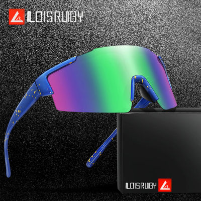 LOISRUBY Band, nuevo estilo, gafas de sol para ciclismo, gafas deportivas para bicicleta, gafas para hombre y mujer, gafas grandes a prueba de viento UV400