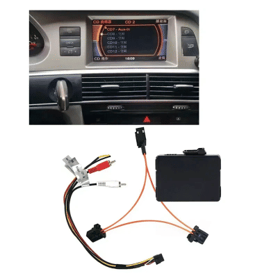 X-T coche Bluetooth música Aux entrada de Audio antiguo 2GMMI Bluetooth música para Audi A6L A8L Q7 Audio caja decodificadora de fibra para Android