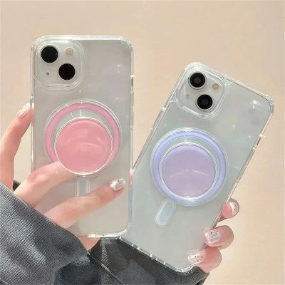 Soporte Magnético Plegable para Teléfono Móvil, Anillo de Soporte para Dedo, Compatible con iPhone 16 17 Samsung Xiaomi