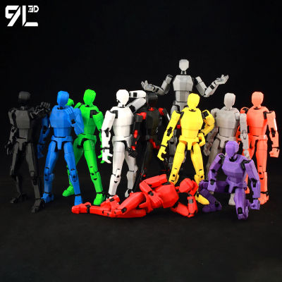 Figuras de juguete 9L3D Lucky13, juego para estudiantes, regalos de cumpleaños, decoración de escritorio móvil de cuerpo completo, ensamblaje, muñeca Robot divertida Titan13 Ct