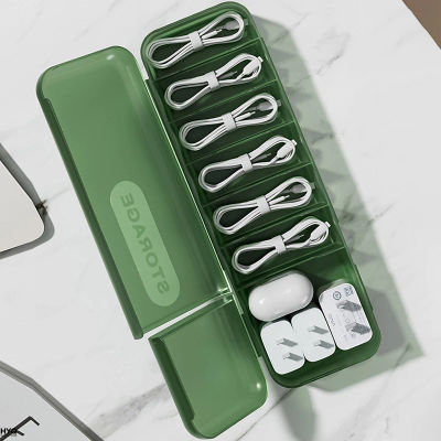 Caja de Almacenamiento para Cables de Datos, Organizador de Cables de Carga, Caja para Cargadores, Dile Adiós a la Desorganización