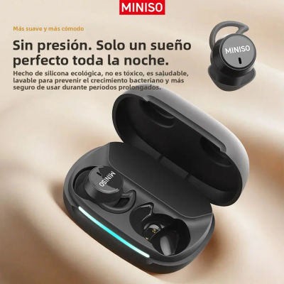 Audífonos MINISO MS217 para Dormir, Auriculares Bluetooth con Traducción por IA, Audífonos Intrauditivos Inalámbricos Ideales para Dormir