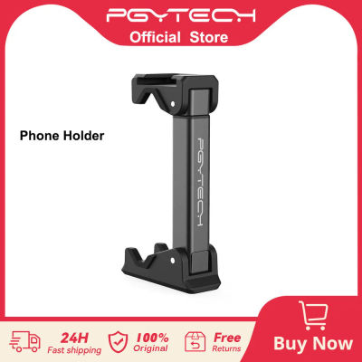 PGYTECH Soporte universal para trípode para teléfono: monopié, palo selfie y trípode con zapata fría para teléfono inteligente de 60 a 90 mm de ancho