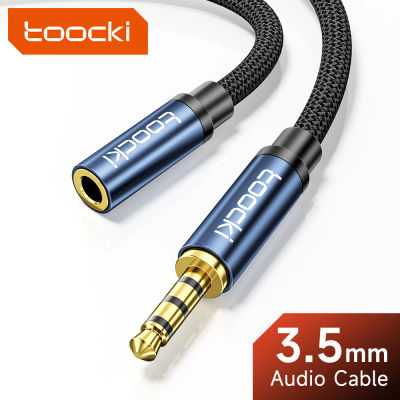 Toocki Cable auxiliar 3,5mm macho a hembra Jack Audio extensión macho Cable de altavoz con micrófono para auriculares Cable extensor Xiaomi