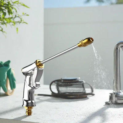 Pistola de Riego Ajustable de Alta Presión para Jardín, Boquilla para Manguera de Agua, para Regar Plantas