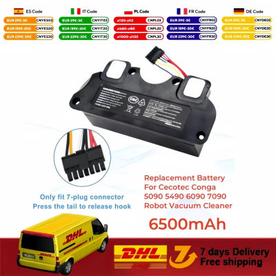 Nueva batería de repuesto Original para Robot aspirador CECOTEC CONGA 5090 5490 6090 7090, accesorios de paquete de batería de 6500mAh