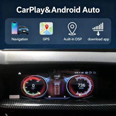 Sistema dual para Alfa Romeo Giulia Stelvio 2017-2024 CarPlay navegación GPS Radio de coche Multimedia para automóvil estéreo Bluetooth