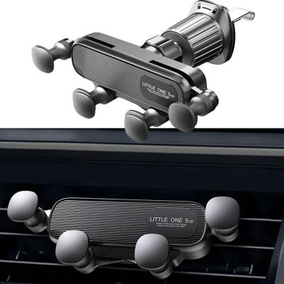 Nuevo soporte de teléfono de coche por gravedad para teléfono móvil de 4,7-7 pulgadas soporte de teléfono para salida de aire de coche Universal a prueba de golpes Clip GPS soporte para teléfono