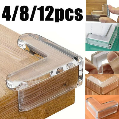 Protector de silicona para esquinas de seguridad para bebés, protectores de bordes de esquina anticolisión, suaves y transparentes, 4-16 Uds.