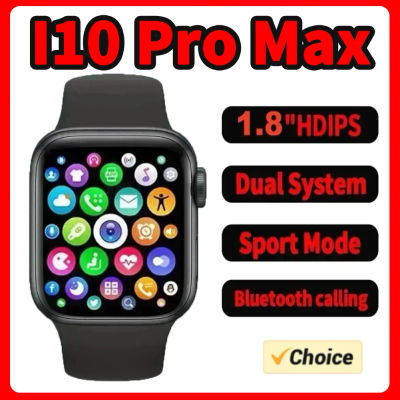 Reloj inteligente I10 Pro Max correa de Metal deporte Fitness Tracker esfera personalizada Smartwatch hombres mujeres regalo para Apple teléfono para Android IOS