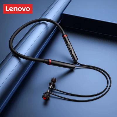 Original Lenovo HE05X auriculares Bluetooth auriculares impermeables tapones para los oídos sonido HIFI banda para el cuello magnética auriculares deportivos