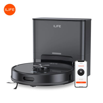 ILIFE T20s Ultra, Robot Aspiradora y Mopa con Succión de 10000 Pa, Batería de 4600 mAh, 300 Minutos de Autonomía Máxima