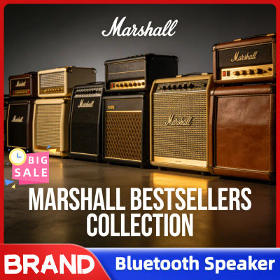 Nuevo Altavoz Bluetooth Marshall 2026, Altavoz Inalámbrico Portátil para Exteriores, Resistente al Agua IPX, Sonido Estéreo con Bajos Potentes, 20 Horas de Reproducción