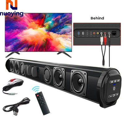 Barra de Sonido Envolvente para Cine en Casa, Inalámbrica, Bluetooth, Supergraves, Estéreo con Cable, Serie BS, para Sistema de Entretenimiento de Audio para TV