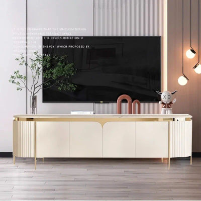 Soporte de Tv elegante y Glam, decoración de almacenamiento, mueble de Tv único europeo, Tv moderno Universal Meubel Met Sfeerhaard, muebles para sala de estar