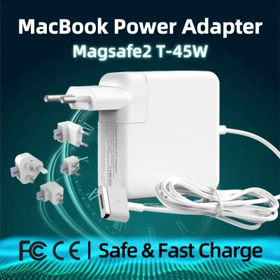 Cargador de portátil de 45W para MacBook Air 13 "A1466 A1436, adaptador de corriente Magsafe 2, cargador de pared de CA de repuesto para Apple MacBook Air/Pro