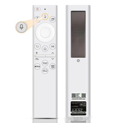 Control Remoto Solar BN59-01391A para Televisores Samsung, Reemplazo con Bluetooth, Celda Solar Recargable, Compatible con el Control Remoto de Samsung