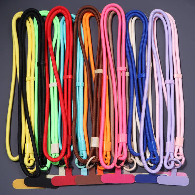 Correa universal ajustable de nailon para teléfono, cordón largo antipérdida para llevar cruzado al cuello, correas portátiles para muñeca, fundas para teléfono
