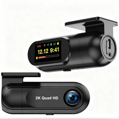 Cámara para Auto Acceo 2.5K QHD con WiFi y GPS, DVR para Vehículo con Resolución 2560*1440, Monitor de Estacionamiento 24H, Grabación en Bucle, Visión Nocturna, Mini Cámara
