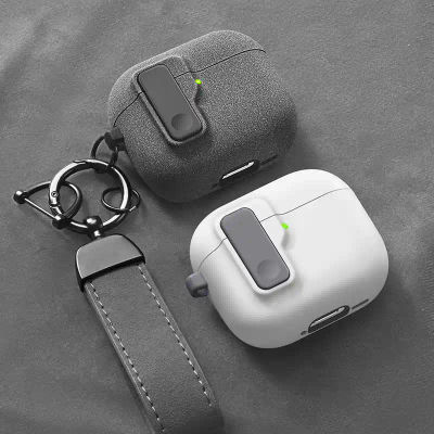 2025 nuevo Protector duro para AirPods 4 con cerradura de tapa magnética funda híbrida cubierta de protección de lujo para Apple AirPods pro2 3 1/2