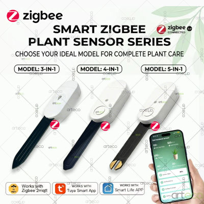 Detector de humedad del suelo Zigbee, medidor de temperatura y humedad, probador inteligente de suelo, Sensor de humedad, Monitor remoto para asistente doméstico Z2M