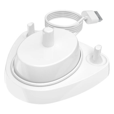Base de cargador USB para cepillo de dientes eléctrico y juego de soporte para cabezales de cepillo de dientes Compatible con cepillos de dientes eléctricos Oral B Braun serie PRO