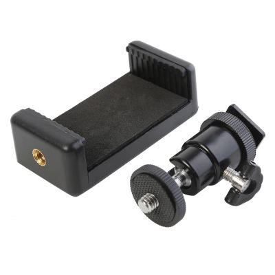 Soporte Universal de Clip para teléfono móvil, soporte de montaje con tornillo de 1/4, Clip para teléfono, trípode, monopié, para iPhone, Samsung, Xiaomi