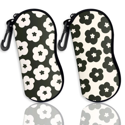 1 Uds. Estuche suave para gafas de sol, bolsa para gafas con cremallera de neopreno, gafas portátiles Ba